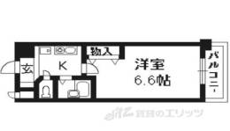 プレサンス京都駅前２間取り図面