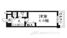 プレサンス京都駅前２間取り図面