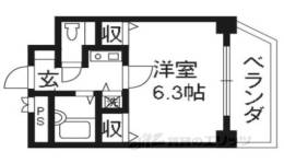 プレサンス京都駅前間取り図面