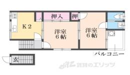 第二みやしき荘間取り図面