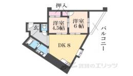 堀川シティハイツ間取り図面