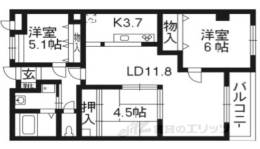 ＴＡＭ’Ｓ　ＣＯＵＲＴ間取り図面