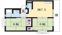 リバーサイド松室Ｂ棟間取り図面