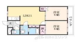 プリベール上桂間取り図面