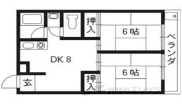 サンハイツ西ノ京間取り図面