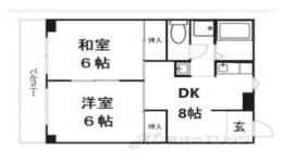 サンハイツ西ノ京間取り図面