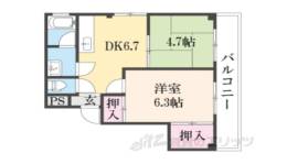 春日七条シティハイツ間取り図面