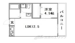 プチメゾン桂川南館間取り図面