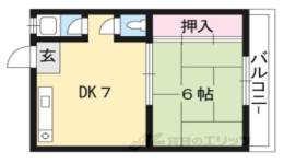 山科グランドハイツ間取り図面