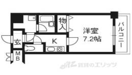 ライオンズマンション京都河原町第三間取り図面