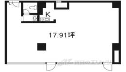 ラフィーネ御池（テナント）間取り図面