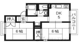 コスミックウィング小栗栖間取り図面