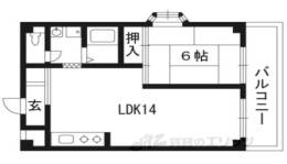 ハイツ平和２間取り図面