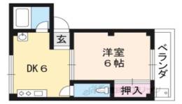 第二吉与門ハイツ間取り図面