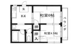 北白川ローズハイツ間取り図面