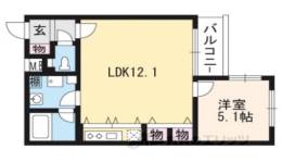 レックスアベニュー四条大宮間取り図面