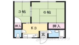 岡村マンション間取り図面