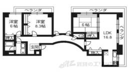 ラ・シュール北山間取り図面