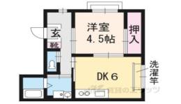 鹿ヶ谷マンション間取り図面