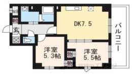リバティ四条烏丸間取り図面
