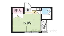 プチシャンポール西院間取り図面
