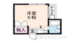 プチシャンポール西院間取り図面
