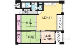 中川第6コーポ間取り図面