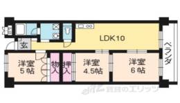 中川第6コーポ間取り図面