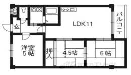 Ｃｏｕｒｔ　ｆｌａｔｓＴＡＮＡＢＥ２号棟間取り図面