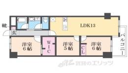 インペリアル京都間取り図面