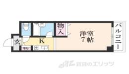 サンフェスタ東福寺C棟間取り図面