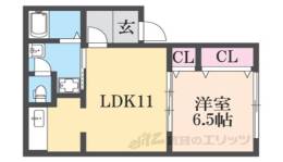 レジョナーレ大津京間取り図面
