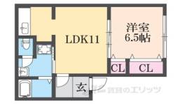 レジョナーレ大津京間取り図面