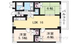 シルベーヌ北山間取り図面