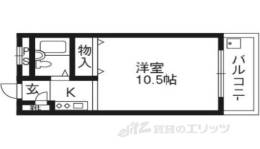 ノーブル西向日間取り図面