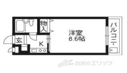 ハイクラスコーポ五条間取り図面