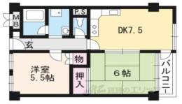 京福修学院マンション間取り図面