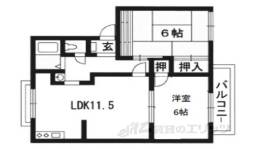 グリーンベル西大津Ｃ間取り図面
