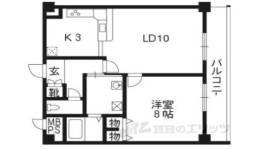 リーガル京都河原町五条間取り図面