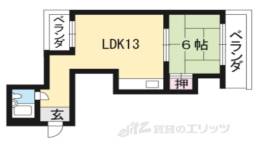 新橋ハイツ間取り図面