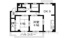 ウエストハイツ間取り図面