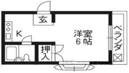 コーポエトワール間取り図面