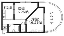プラザ西四条間取り図面