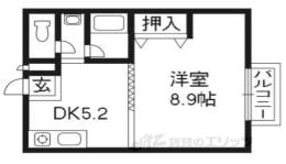Ｅ．Ｋハイツ２間取り図面