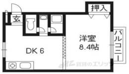 Ｅ．Ｋハイツ２間取り図面