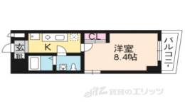 ソレイユ豊-1間取り図面