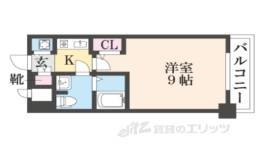 リーガル京都河原町五条間取り図面