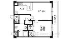 リーガル京都河原町五条間取り図面