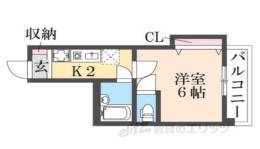 BIEN衣笠わら天神間取り図面