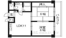 コーポ西ノ庄間取り図面